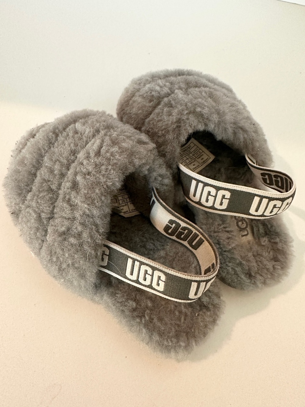 UGG Fluff Yeah Slide Toddler Size 11 Grey